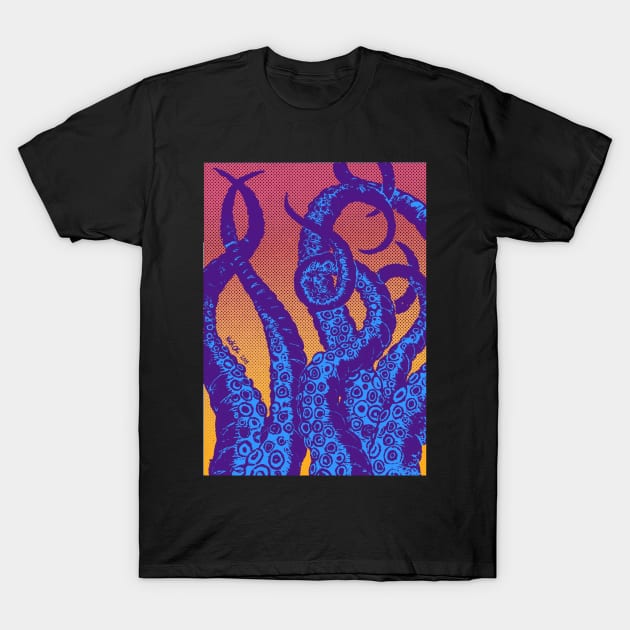 Lovecraftian Tentacles T-Shirt by thatnickog